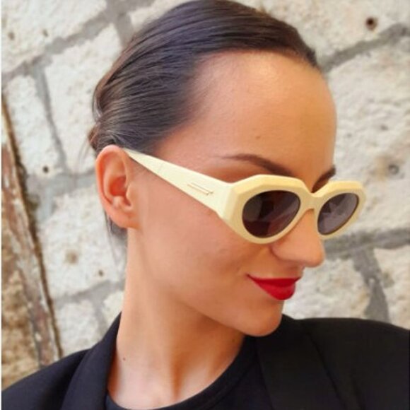 Final Price! Bottega Veneta BV1031S 006 Ivory/Grey Sunglasses main image 11
